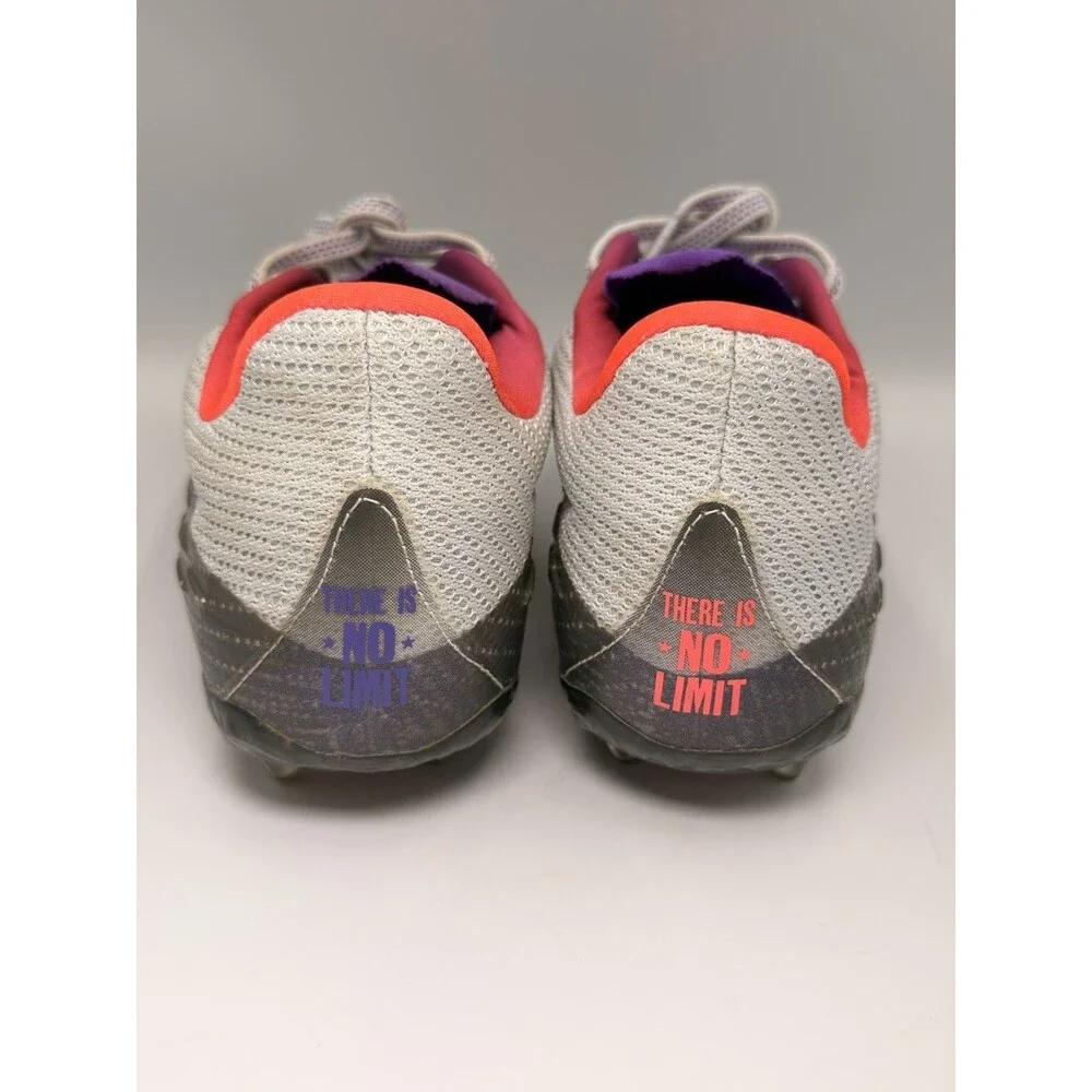 Under Armour Blur Smoke MC Football Cleats Halo Gray Purple Womens 9 3025123-100